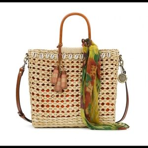 Patricia Nash Ceriana Straw Tote